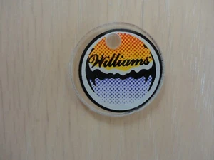 Williams Flipper Maschine Promo Kunststoff Schlüsselanhänger Anhänger - Bild 1 von 2