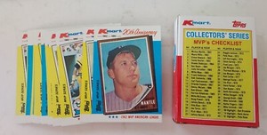 1962-1982 TOPPS K-MART AL & NL MVP'S PICK YOUR PLAYER  MANTLE MAYS AARON & MORE