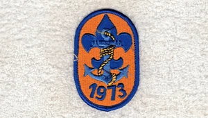 B4 163 BSA OA Scouts 1973 NATIONAL JAMBOREE US NAVY CONTINGENT PATCH - Picture 1 of 1