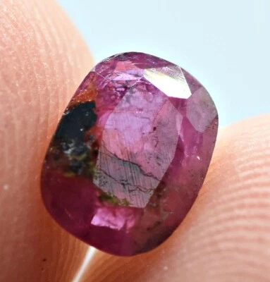 0.90 CT Top Quality Natural Ruby Faceted Gemstone From Jegdalek Afghanistan - Image 1 of 4