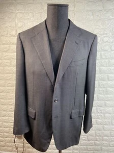 BELVEST Gray Micro Dot 3/2 Roll  Button Sportcoat Blazer 42 42r - Picture 1 of 15