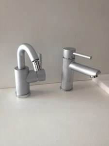 PAFFONI COPPIA MISCELATORI LAVABO E BIDET SATINATI CODICE BI 137MC-SK071MC - Imagen 1 de 5
