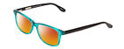 Ernest Hemingway H4617 Unisex Cateye Polarized Sunglasses Teal Blue & Black 56mm
