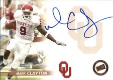 2005 Press Pass Autographs Bronze Ravens Football Card #13 Mark Clayton
