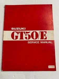 Genuine Suzuki GT50 GT50E 1979 Workshop Service Manual Book SR-0535 - Picture 1 of 4