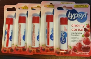 Lot of (X5) Lypsyl Cherry Moisturizing Lip Balm Sticks discontinued - Picture 1 of 1