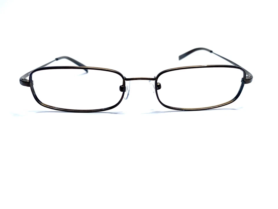 Коричневые титановые прямоугольные очки Prada Япония VPR54E 7AY-101 50 17 135 - Изображение 1 из 4