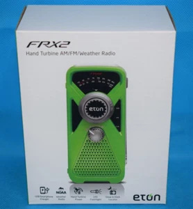 Eton FRX2 Hand Turbine AM/FM Weather Radio With USB Smartphone Charger S-B - Picture 1 of 4