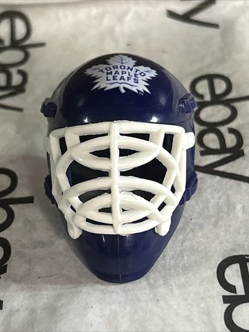 NHL Hockey Mini 1.5" Franklin Gumball Machine Goalie Helmet Toronto Maple Leafs Cover