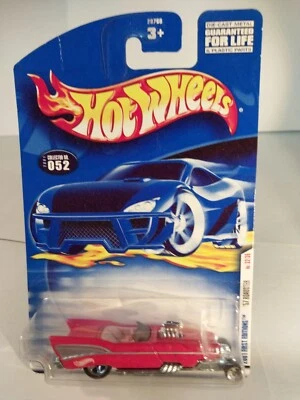 Hot Wheels 2001 First Editions 1957 Chevy Chevrolet Roadster hot rod custom - Image 1 of 4