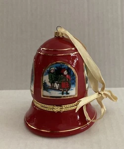 Mr Christmas Musical Bell 2010 Ornament Decoration Red 4 Inches NWOB See Details - Picture 1 of 12