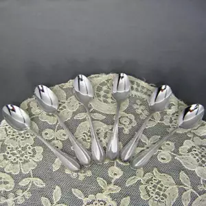 6 Mocca Spoons in Silver Decor Imperial - Picture 1 of 4