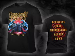 Malevolent Creation - retribution (T-Shirt), Größe size M, XL, XXL, NEW - Foto 1 di 1