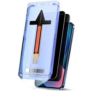 2PCS For iPhone 16 Pro Max 15 14 13 Privacy Screen Protector +Auto-Alignment Kit - Picture 1 of 9
