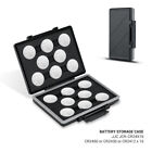 JJC 16 Slots CR2450 CR2430 CR2416 Coin Cell Button Battery Case Storage Holder