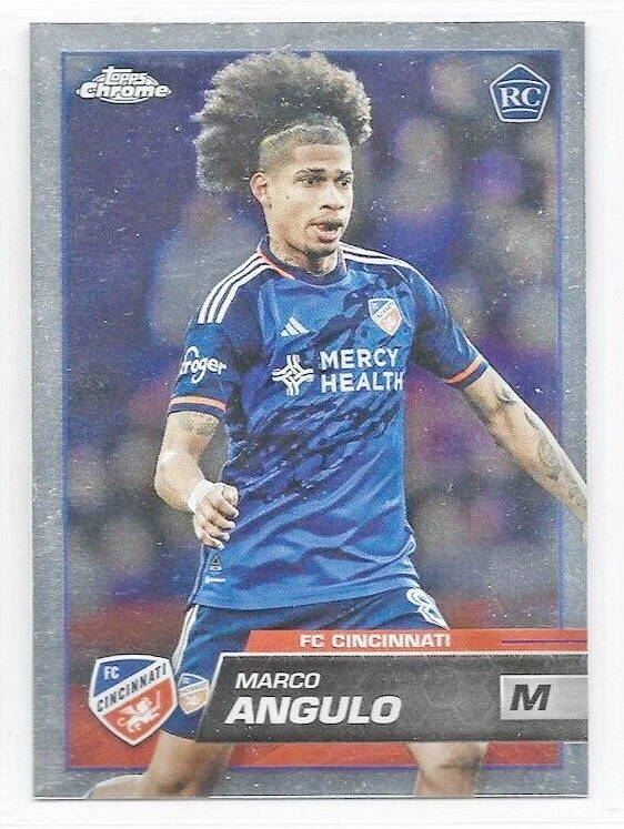 Marco Angulo FC Cincinnati 2023 Topps Chrome MLS Rookie #26 - Image 1 of 1