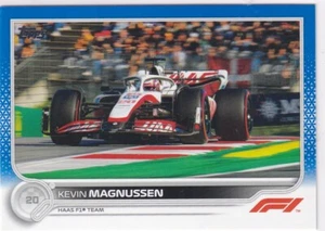 2022 Topps Formula 1 Flagship No. 128 Kevin Magnussen Blue 44/99 - Picture 1 of 2