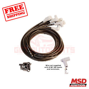 MSD Spark Plug Wire Set New fits Chevrolet V3500 89-1991 31223