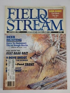 Field & Stream Magazine September 1987 Deer Hunting Scent Best Bass Bait Trout - Imagen 1 de 9