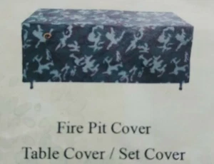 Cubierta para fogata Wj Etrade, impermeable al aire libre 600D resistente - 36x36x24 - Imagen 1 de 4