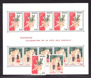 1981 - #1278-1279 & #1279a Monaco Souvenir Sheet / Europa cv$20 - Picture 1 of 1