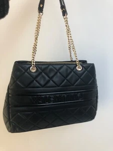 Black tote bag Valentino Ada.quilted material.Good condition. Large. - Picture 1 of 8