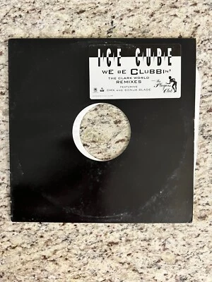 Ice Cube - We Be Clubbin' 12" Single OG Vinyl LP, A&M Records, UC, 1998 - Image 1 of 3