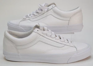VANS Old Skool True White Canvas Sneakers | Men's Size 13 - Picture 1 of 5