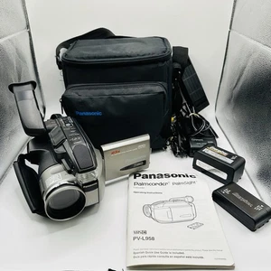 Panasonic PV-L958 Palmcorder PalmSight Camcorder 3 Batteries Charger Bag CLEAN! - Picture 1 of 16