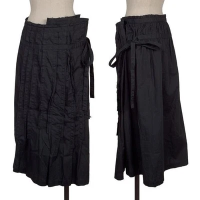 Tricot CDG 棉镂空褶叠裙,海军蓝,状况良好 — 第 1/4 张图片