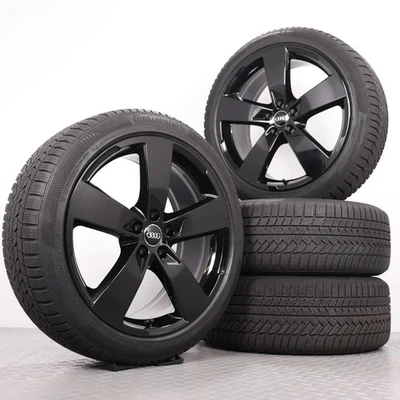 Winterräder 20Zoll Audi A6 S6 4K C8 Original Felgen Winterreifen schwarz 7,5-8mm - Bild 1 von 4