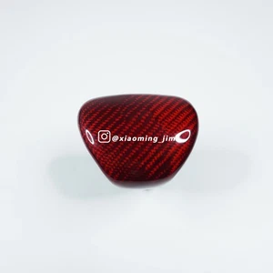 Real Red carbon fiber shift knob For LEXUS ES ES250 ES300h ES350 2019-2023 - Picture 1 of 6
