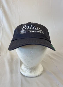 Gorra de béisbol Patco Construction sombrero con hebilla azul marino lona informal ropa clásica - Imagen 1 de 10