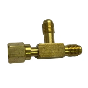 T Type Adapter Adapter Replacement for R134A R22 R407 R600 Add Gauge Deep - Picture 1 of 8