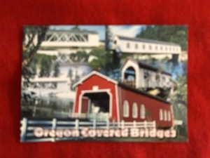 Oregon Postcard Covered Bridges of Western Oregon NEW Unposted - Picture 1 of 3