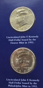 1993 D P Kennedy Half Dollar Mirror Proof Like Brilliant Uncirculated - Picture 1 of 8