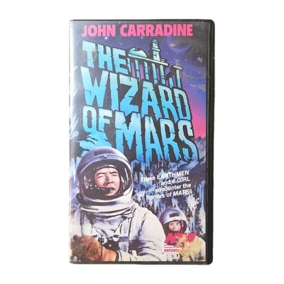 VHS THE WIZARD OF MARS 1965 Sci Fi Horror Ancient Aliens NTA Home Entertainment  - Image 1 of 4