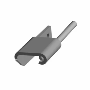 Polaris Hinge Weld, Upper, Left, Black, Genuine OEM Part 1023598-458, Qty 1 - Picture 1 of 2