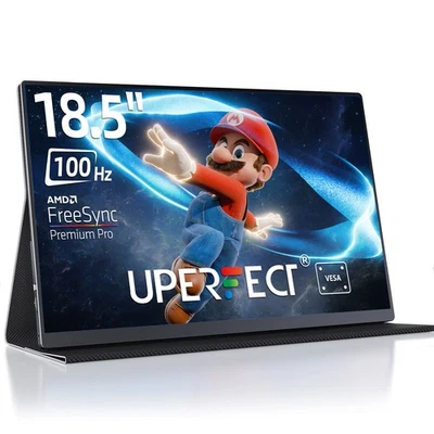 UPERFECT 18.5" 100Hz Portable Monitor USB C Gaming Screen for PS Xbox Switch - Image 1 of 4