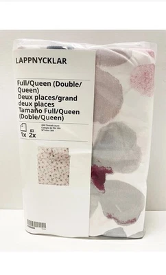 Ikea LAPPNYCKLAR King Duvet cover and pillowcases white/multicolor - NEW - Image 1 of 2