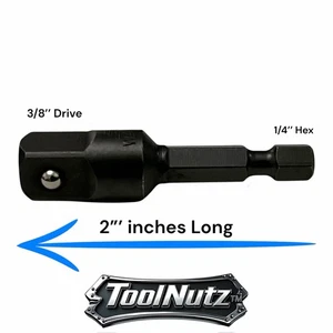 Herramientas Snap-on NUEVO AB3042 3/8" Unidad 2" Largo 1/4" Hex-to-3/8" Adaptador Cuadrado EE. UU. - Imagen 1 de 12