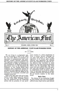American Flint Glass Workers Union history 1853-1910 - Picture 1 of 1