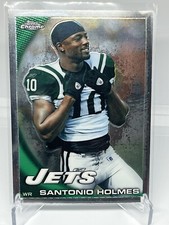 2010 Topps Chrome Football Card #C127 Santonio Holmes