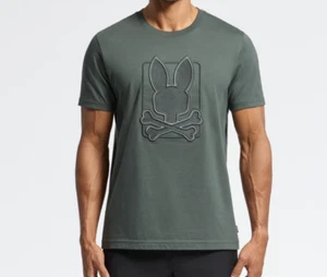 New Psycho Bunny Pierce Embroidered Graphic Tee SIZES S-2XL MSRP $75 - Picture 1 of 3