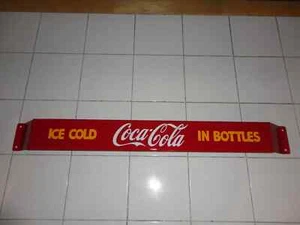 SCRATCH & DENT SALE 30'' Antique door push bar Soda Advertising - Picture 1 of 3