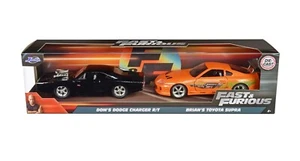 Jada 1:32 Fast And Furious Dom's Dodge Charger R/T & Brian's Toyota Supra 31981 - Picture 1 of 1