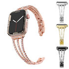 Bling Glitter Watch Bracelet for Apple Watch Ultra 9/8/7/6/5 Strap with Diamond