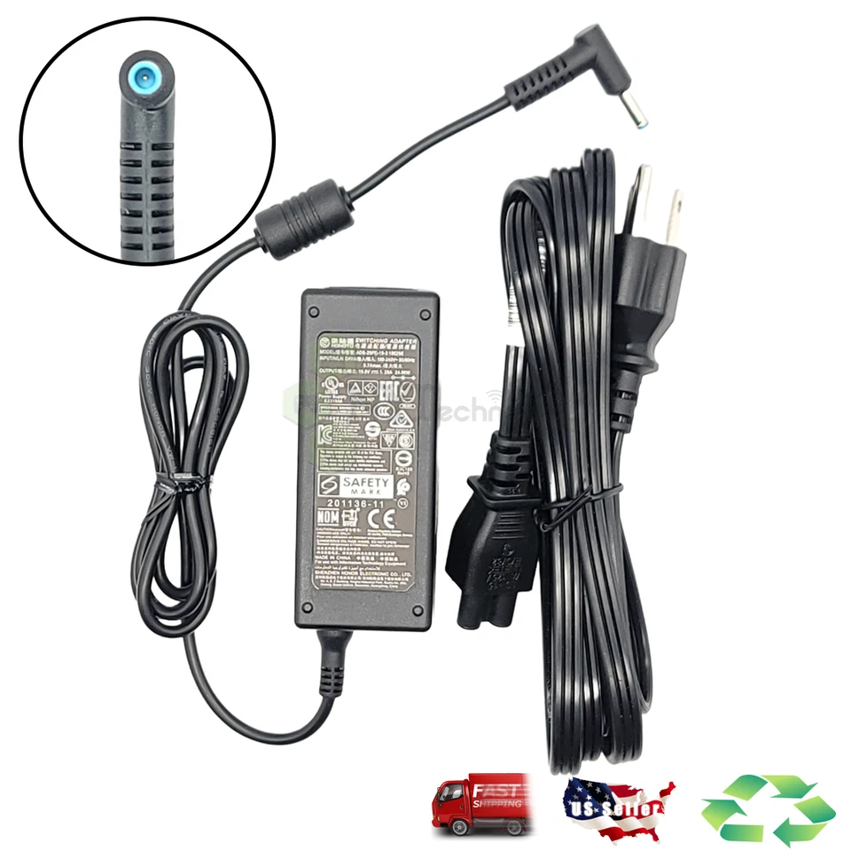 Honoto AC Adapter Power Supply for HP Monitor M27F M24F ADS-25PE-19-3 19525E 25W - Image 1 of 1