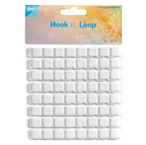 JOY! CRAFTS - Selbstklebender Klettverschluss - 10x10mm 64 Stk - Bild 1 von 2