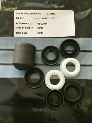 SPIRAX SARCO 3733281 Stem Seal Replacement Kit for PF5 PF6 Actuator Size 63/90mm - Image 1 of 2